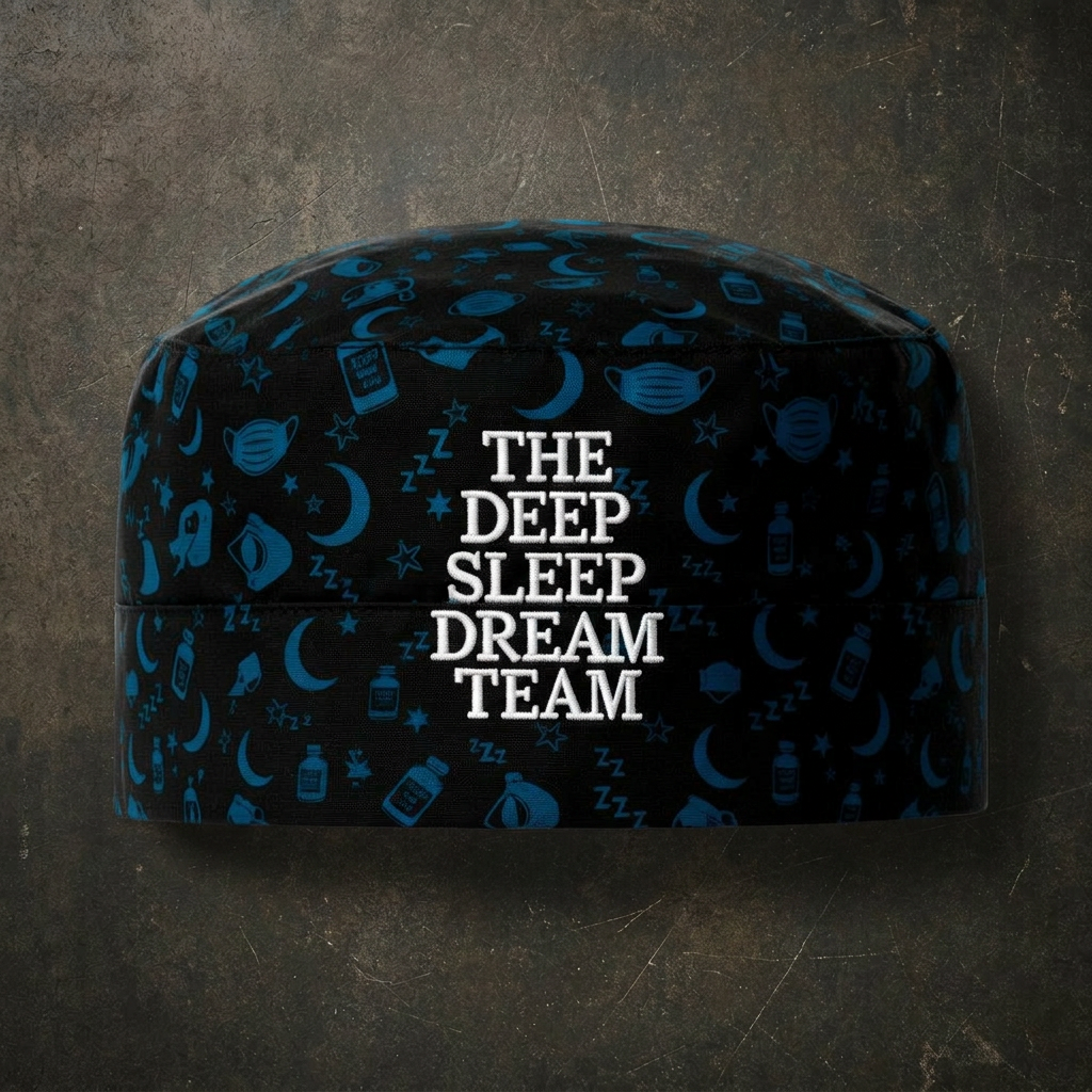 "The Deep Sleep Dream Team" Scrub Cap
