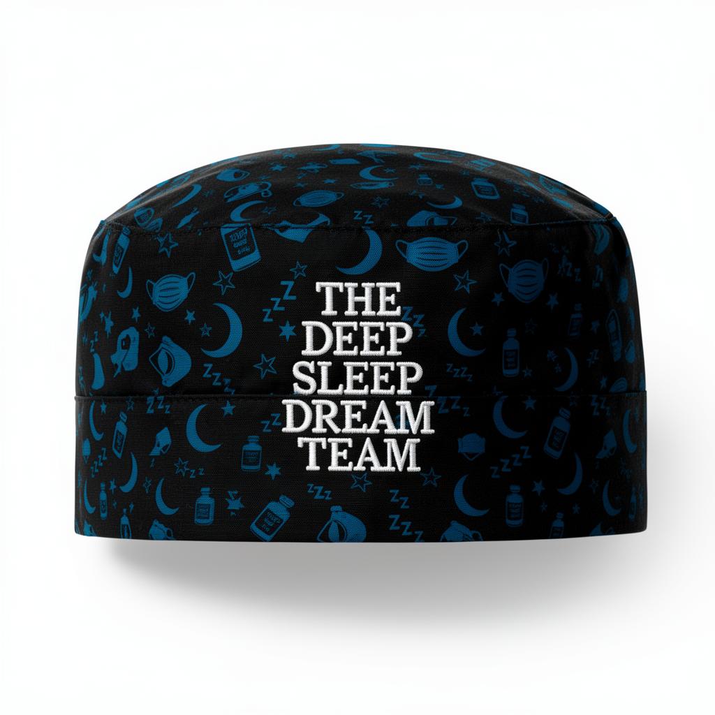 "The Deep Sleep Dream Team" Scrub Cap