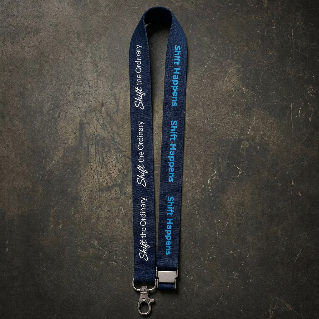"Shift Happens / Shift the Ordinary" Lanyard