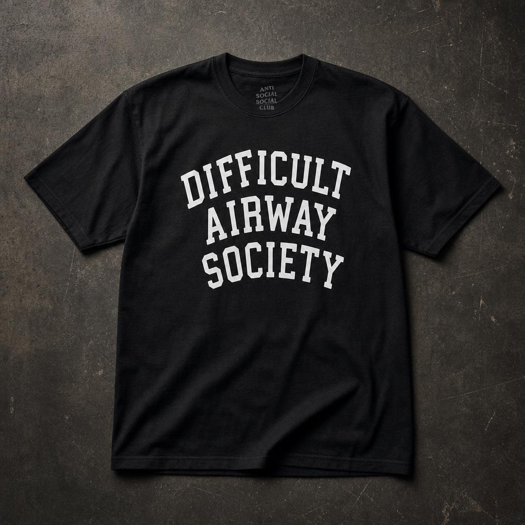 "Difficult Airway Society" Tee