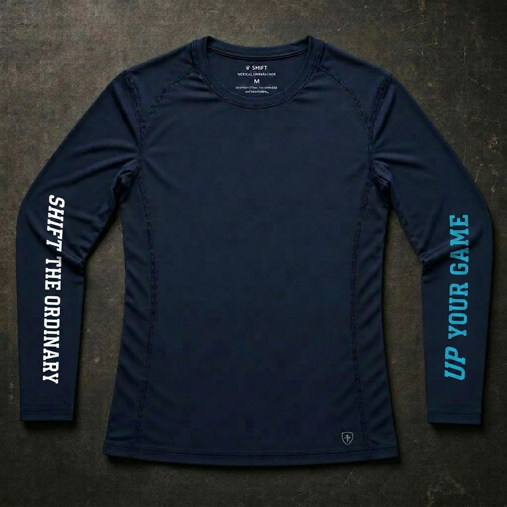 "Shift the Ordinary" Long-Sleeve Underscrub